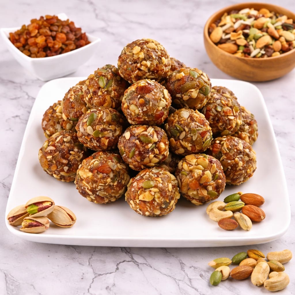 2ac6ee78-ac31-4ee3-afef-2d720c643327 Dry Fruit Laddu - Image 1